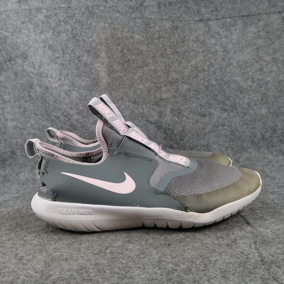 Nike Shoes Big Kids 6.5Y Flex Runner Slip On Sneaker Active Trainer Running Gray - Picture 1 of 13
